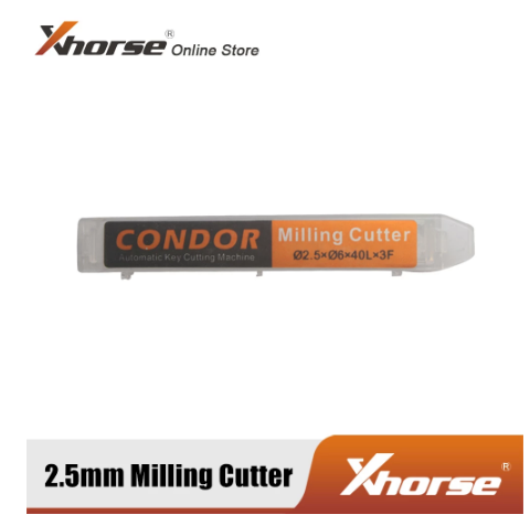 Xhorse 2.5Mm Frees Voor Mini Condor Ikeycutter Condor XC-007 Dolphin XP-005  Master Series Key Snijmachine