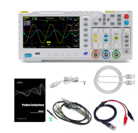 FNIRSI-1014D Portable Oscilloscope 2 In 1 Dual Channel Input Signal Generator 100MHz* 2 Ana-log Bandwidth 1GSa/s Sampling Rate