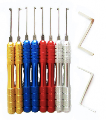 Original HUK Colorful huk 8+2 kaba Practice Unlocking locksmith Tool