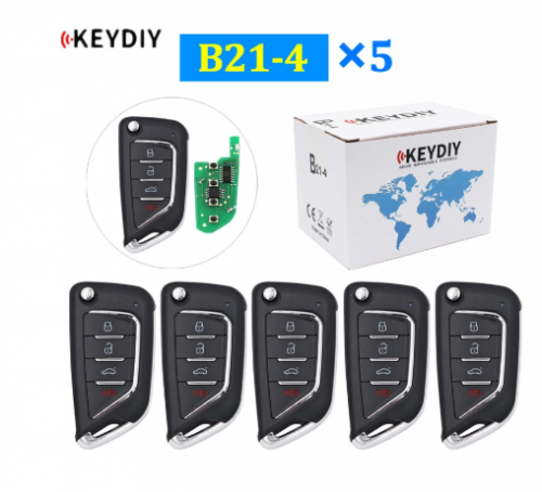 5/10/15Pcs KD900 KD900+ URG200 Mini KD KD-X2 3+1/4 Button Remote Control KD Remote Car Key B21-4