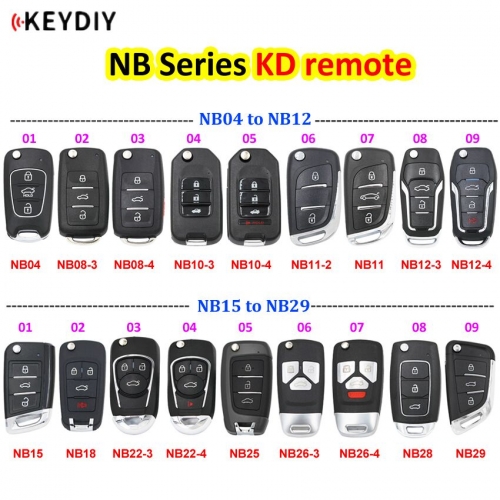 KEYDIY Multi-functional Remote Control NB Series NB04 NB11-2 NB11-3 NB15 NB18 NB29 NB27 NB18 for KD900 URG200 KD-X2 All Functions In One