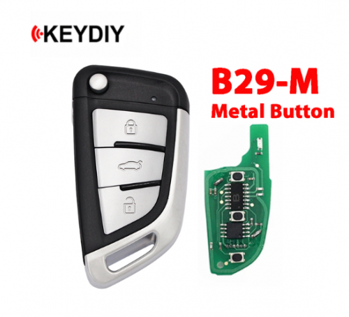 KEYDIY Original KD900/KD-X2 Key Programmer B29 Metal Button Universal Multi-functional KD MINI Remote Car Key