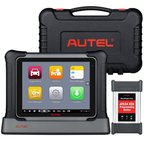 Autel Maxisys Elite II OBD2 Diagnostic Scanner Tool with MaxiFlash J2534 Same Hardware as MS909 Upgraded Version of Maxisys Elite
