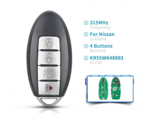 For NISSAN Teana Altima Maxima For Infiniti KR55WK48903 Smart Remote Key Fob 4 Buttons Remote Key Keyless 315Mhz
