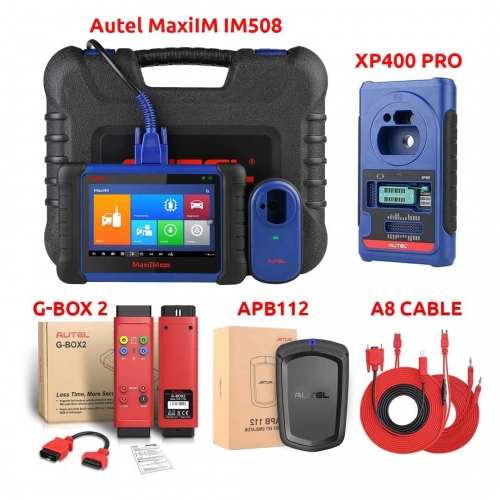 Original Autel MaxiIM IM508 Plus XP400 Pro with APB112 and G-BOX2 Full Kit Same IMMO Functions as Autel IM608PRO