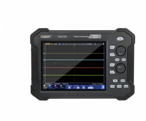 Owon Digital Oscilloscope TAO3102 /TAO3104 4 Channels 2 Channels 100Mhz 8'' LCD Portable Touchscreen Tablet USB Oscilloscopes