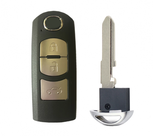 3 Buttons Smart Remote Auto Car Key Fob For MAZDA 2013-2019 CX-3 CX-5 Axela Atenza Model SKE13E-02 Control 433mhz