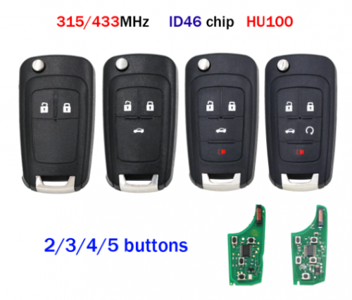 For Chevrolet Cruze Key Aveo Spark Orlando Sonic Camaro Malibu Colorado Impala SS Flip Smart Remote Key OHT05918179 OHT01060512