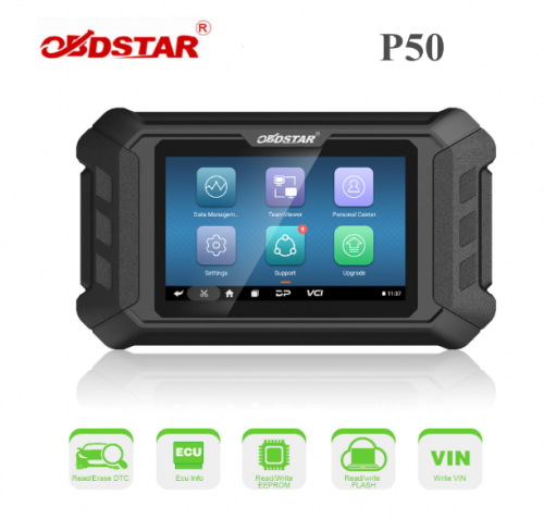 2022 NEW OBDSTAR P50 Airbag Reset + PINCODE Intelligent Airbag Reset Equipment Covers 38 Brands and Over 3000 ECU Part No.