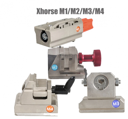 Xhorse Key Blade Clamp Fixture M1 M2 M3 M4 Use for Condor XC-MINI and Dolphin XP005 Key Cutting Machine