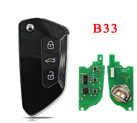 KEYDIY B33 3 Button Universal KD Remote for KD-X2 KD900 Mini KD Max Car Key Remote Replacement