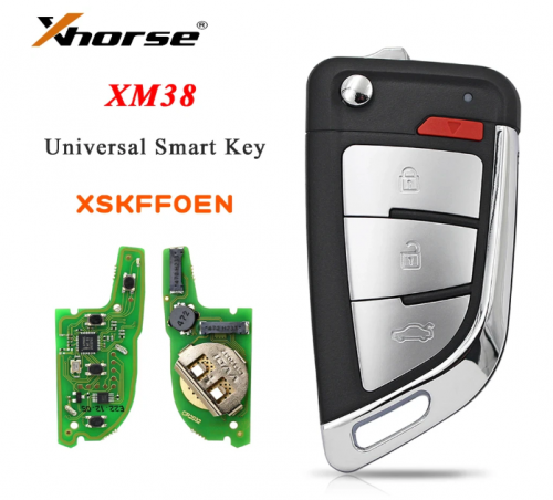 Xhorse XM38 Series XSKFF0EN Knife Style Universal XS Series Smarty Remote With 4 Buttons 1Piece