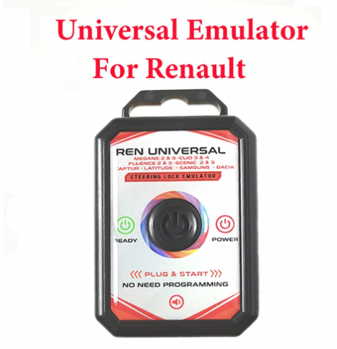 for Renault Samsung Universal Steering Lock Emulator Simulator ESL ELV Plug And Start with Lock Sound