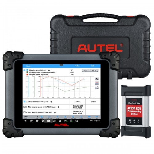 2023 Autel Maxisys CV MS908CV Heavy Duty Truck Diagnostic Tool for Commercial Vehicles With J2534 ECU Coding