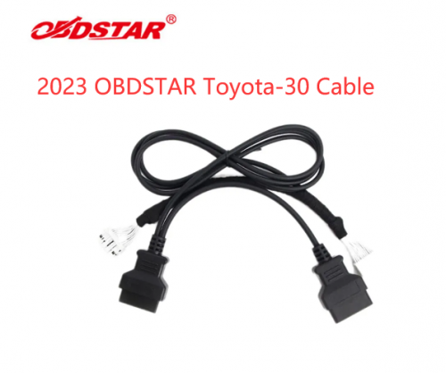 2023 OBDSTAR Toyota-30 Cable Proximity Key Programming All Key Lost Support 4A and 8A-BA No Need to Pierce the Harness for X300DP Plus/ X300 Pro4
