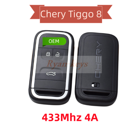 Original 433Mhz 46 47 4A KeyLess Go Remote For Chery Tiggo 5 8 ARRIZO 5 ...