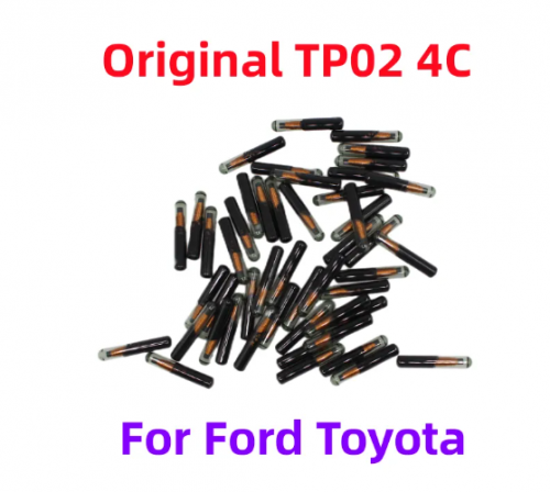 Original TP02 Texas 4C glass transponder chip Ford Ford Lexus Toyota 10 Pieces