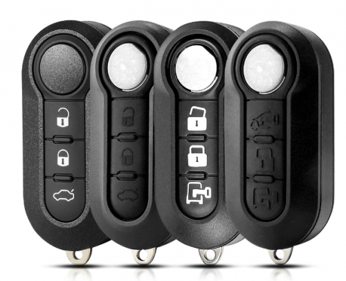 Key Case 3 Buttons Flip folding Remote Key Case Shell Cover For FIAT 500 Panda Punto Bravo Car Alarm Keyless SIP22 blade