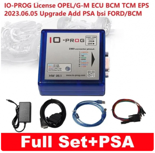 2023 Newest BSI PSA IO-PROG Programmer BD9 Connector Pinout IO Prog Same With I/O Terminal Multi Tool Device for GM Only HW 09.1