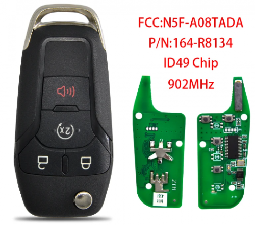 Remote Control Key Fit For Ford Fusion Raptor Ranger F150 F250 F350 F450 F550 ID49Chip 902MHz N5F-A08TDA HU101