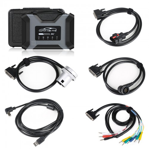 2023 Super MB Pro M6+ M6PLUS Wireless Star Diagnosis Tool Full Configuration Work on Both Cars and Trucks Support W223 C206 W213 W167
