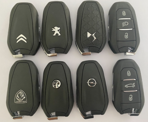 Original 3 Buttons Smart Key For Citroen P-eugeot DS Opel Vauxhall Remote IM3A HITAG AES NCF29A1 Chip 434 MHz Scratches With Logo