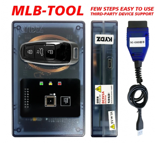 2024 Newest KYDZ MLB Tool Key Programmer for VW Audi Porsche Lamborghini Bentley Calculate MLB Data Generate Dealer Key With 3 Token