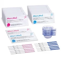 HCG20-LH50 Ovulation and Pregnancy Test Kit with 70 free collection containers (shipping to USA only)