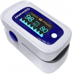 Pulsoximeter, Sauerstoffsättigung messgerät finger, Oximeter mit omnidirektionaler OLED-Bildschirmanzeige, tragbares leichtes pulsoxymeter fingerpulso