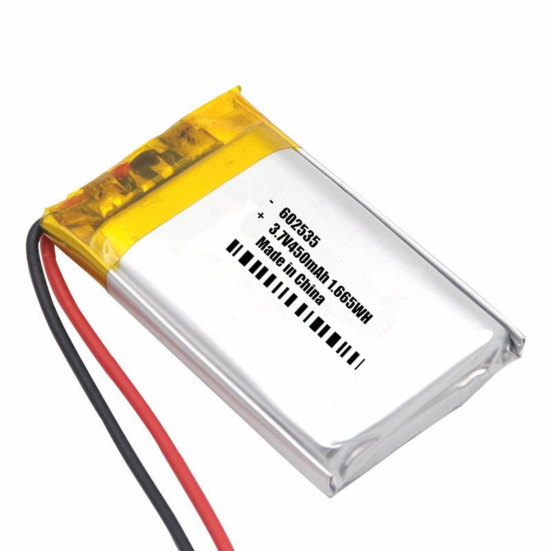 DJ602535-3.7V450mAh rechargeable battery