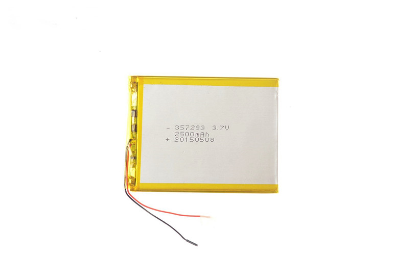 DJ357293 3.7V2500mAh polymer li-ion battery
