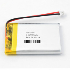 DJ603450 3.7V1100mAh Lithium battery