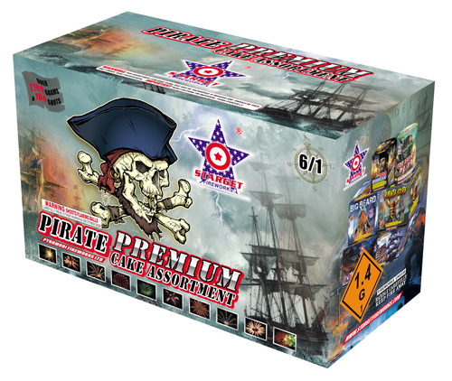 A5310 PIRATE PREMIUM CAKE ASS.