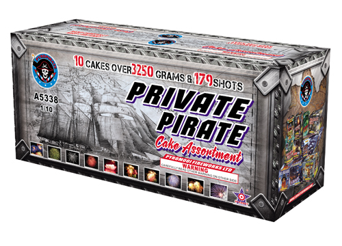 A5338 PRIVATE PIRATE CAKE ASS.