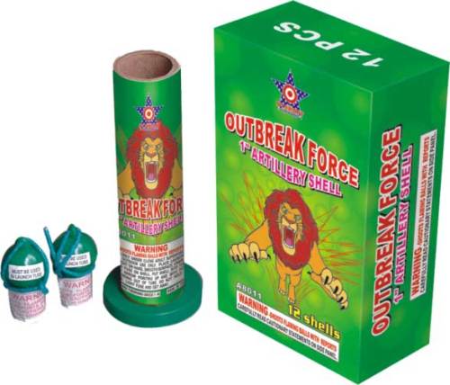 A8011 OUTBREAK FORCE 1&quot; ARTILLERY SHELL