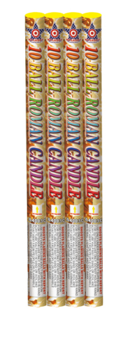 A4003C 10 BALL ROMAN CANDLE