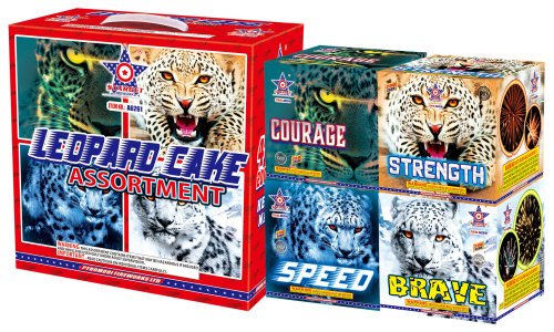 A6261 LEOPARD CAKE ASSORTMENT - NEW FOR 2023