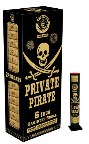 A8142 PRIVATE PIRATE CANISTER SHELL - NEW FOR 2023