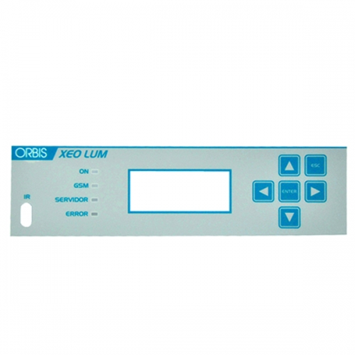 Adhesive Graphic Overlay for Streetlight Management System