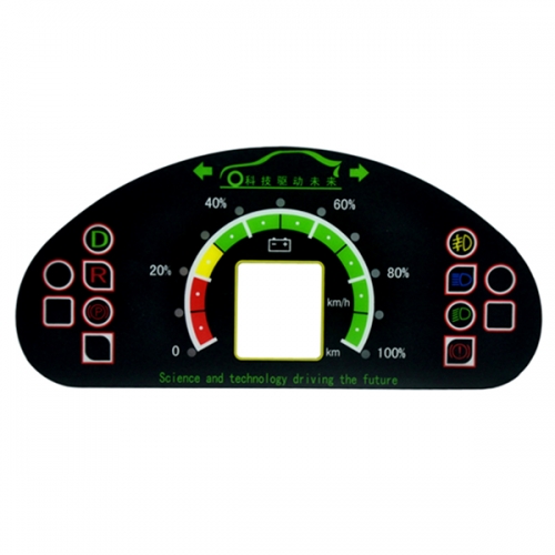 Graphic Overlay For Dashboard Panel of E-bike