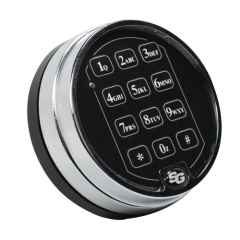 Waterproof safe digital lock membrane switch keypad