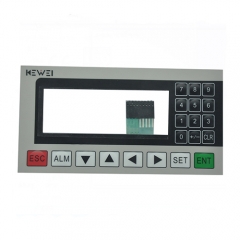 OEM transparent window poly dome membrane switch keypad