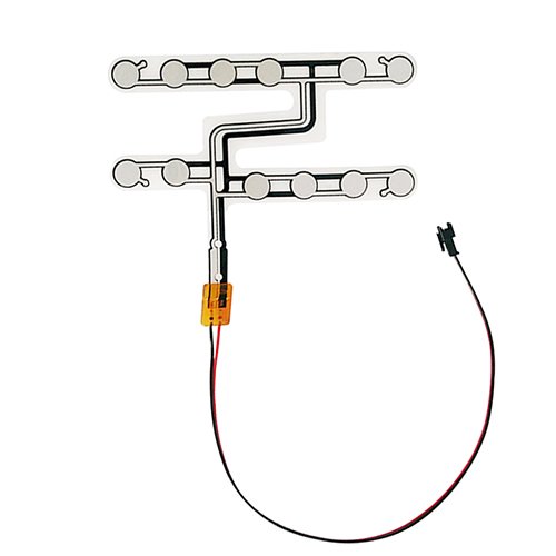 Custom car seat belt occupancy pressure sensor