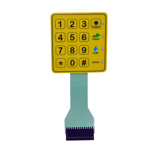 Anti-UV and waterproof outdoor use membrane switch