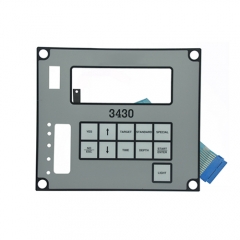 Waterproof Nuclear density meter membrane keypad switch