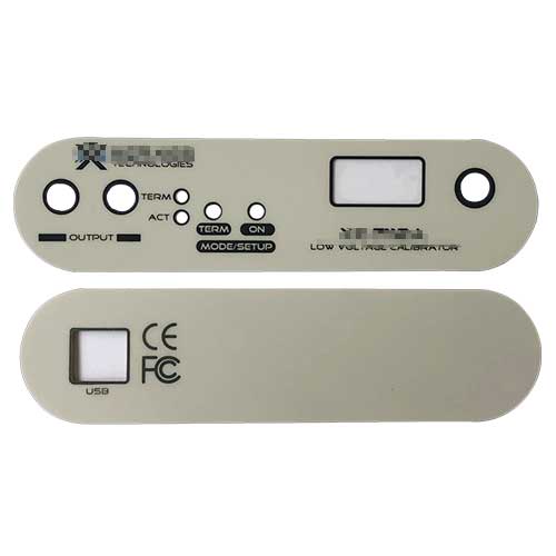 Matte Panel PET Graphic Overplay for Calibrator