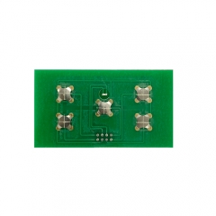 Customized metal dome PCB membrane keypad switch with LED integrated