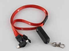 3in1 Charging Cable with Safety Buckle