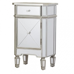 Mirrored Bedside Table -CBFN04