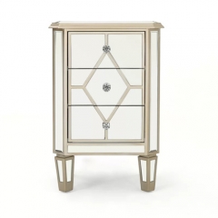 Mirrored Bedside Table -CBFN55